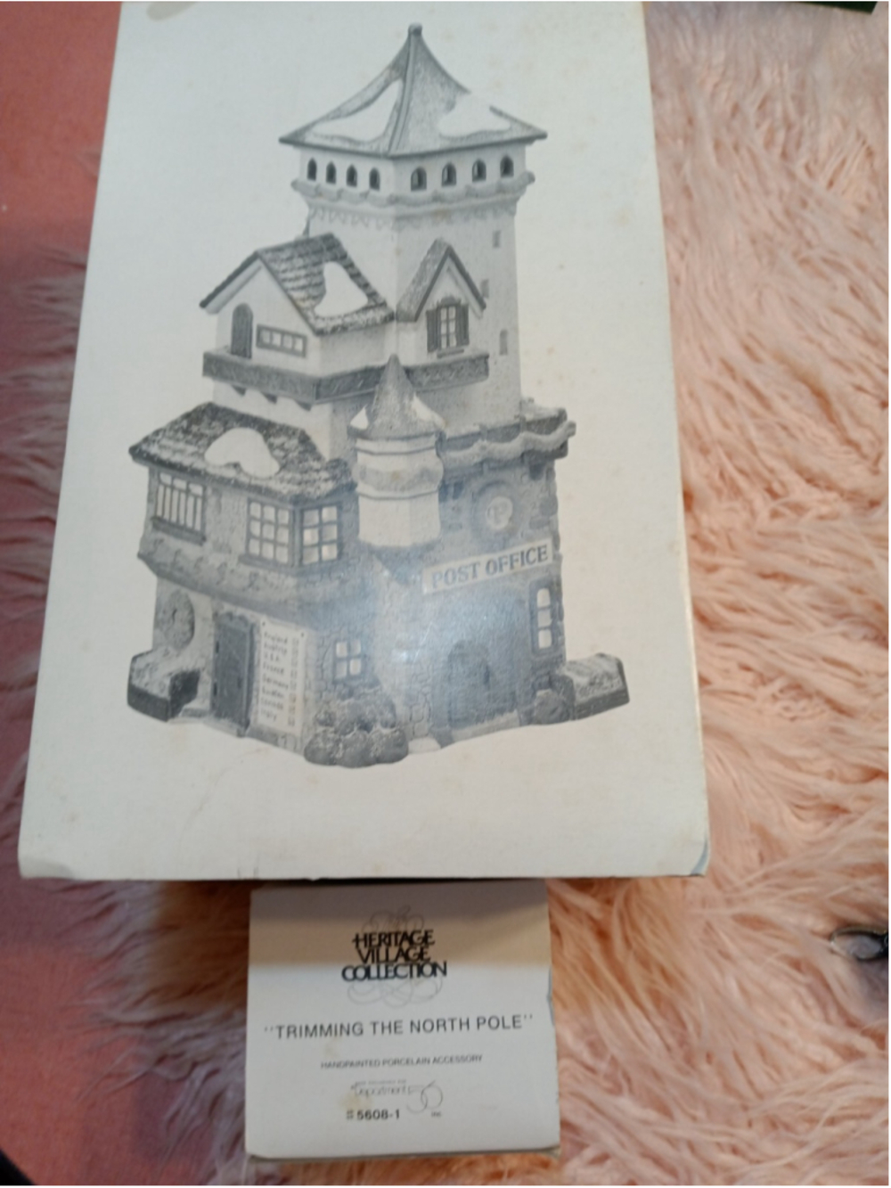 Department 56 Post Office & trimming the north pole Heritage Village Brand new